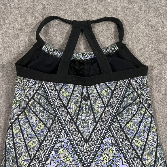 PrAna Multicolor Geometric Amaya Sleeveless Athletic Mini Dress Women's Size XS - Picture 4 of 8